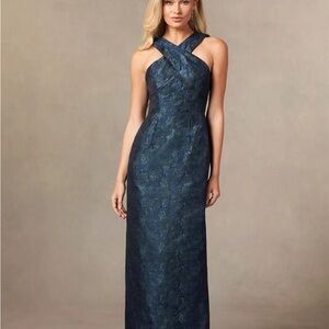 Elegant Blue Evening Gown